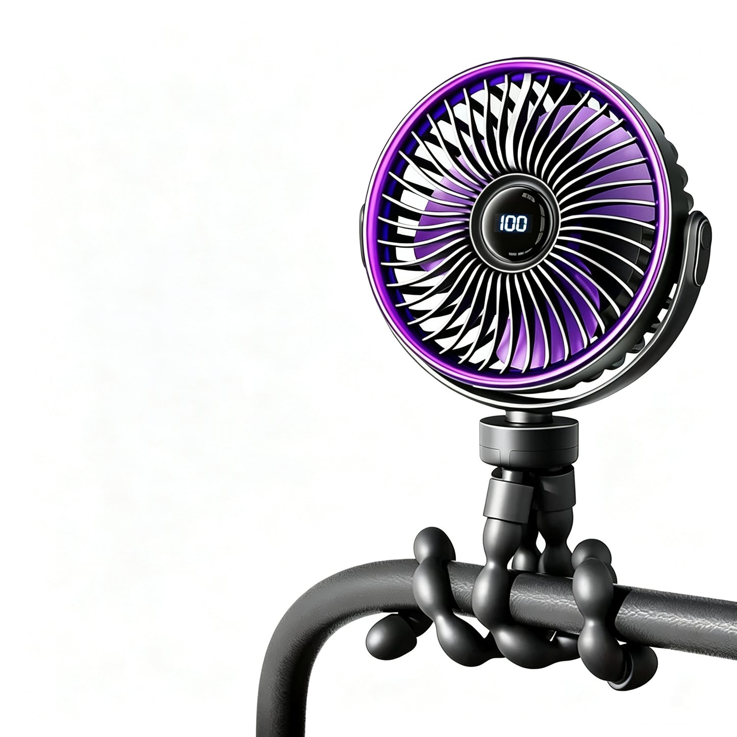 Portable Clip-On Turbo Fan 100 Speeds