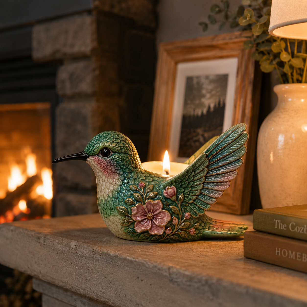 🌸Hummingbird Candle Holder Of Hope & Blessings ✨