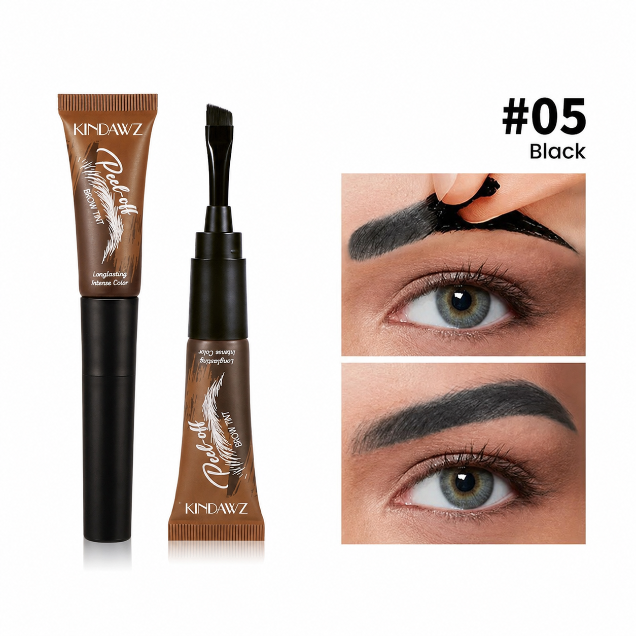 Instant Peel-Off Eyebrow Gel – Long-Lasting Natural Brow Tint