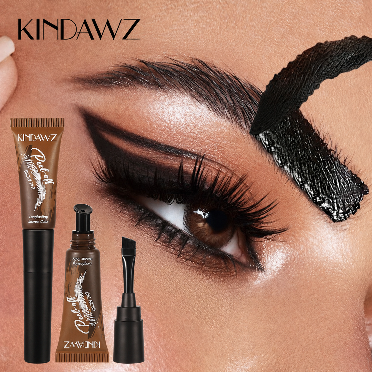 Instant Peel-Off Eyebrow Gel – Long-Lasting Natural Brow Tint