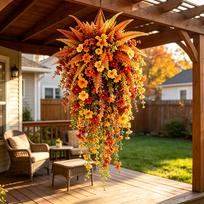 🍂60% OFF Artificial Autumn Harvest Swag Front Door & Farmhouse Porch Hanging Seasonal Decor