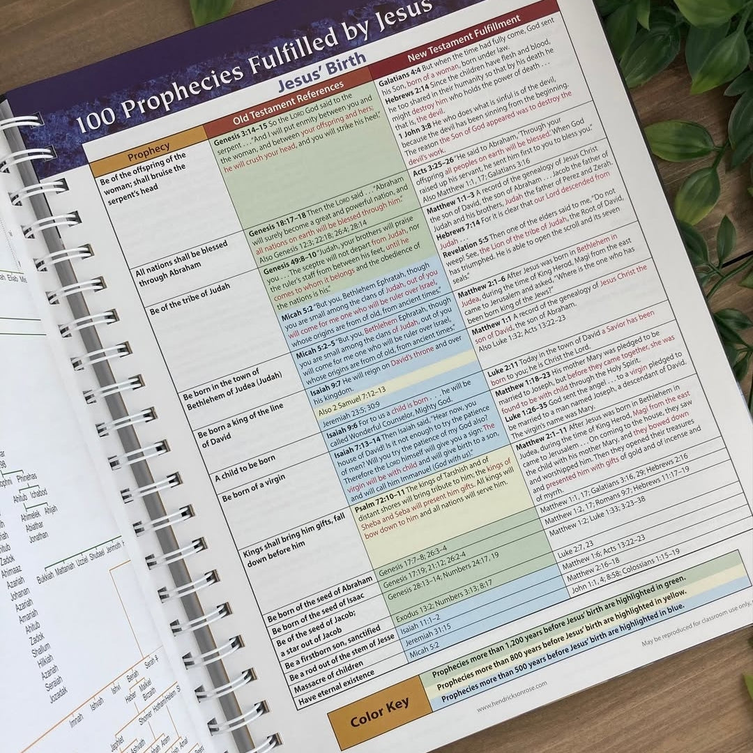 📖💫Book of Bible Charts, Maps, and Time Lines