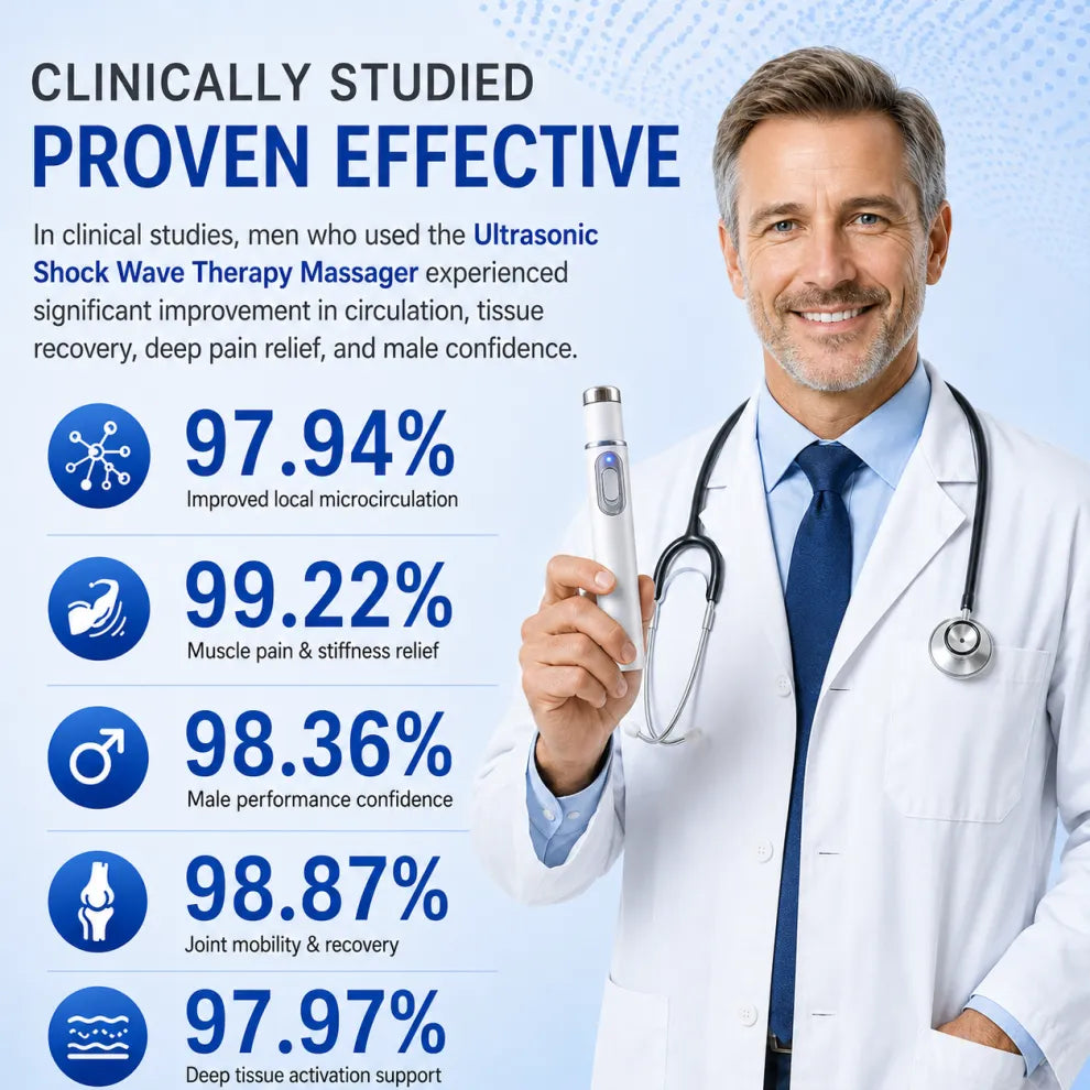 Next-Generation Acoustic Wave Therapy restores penile tissue health to enhance rise rigidity, stamina, and male performance confidence, relieving muscle pain, joint stiffness, tendon discomfort📈