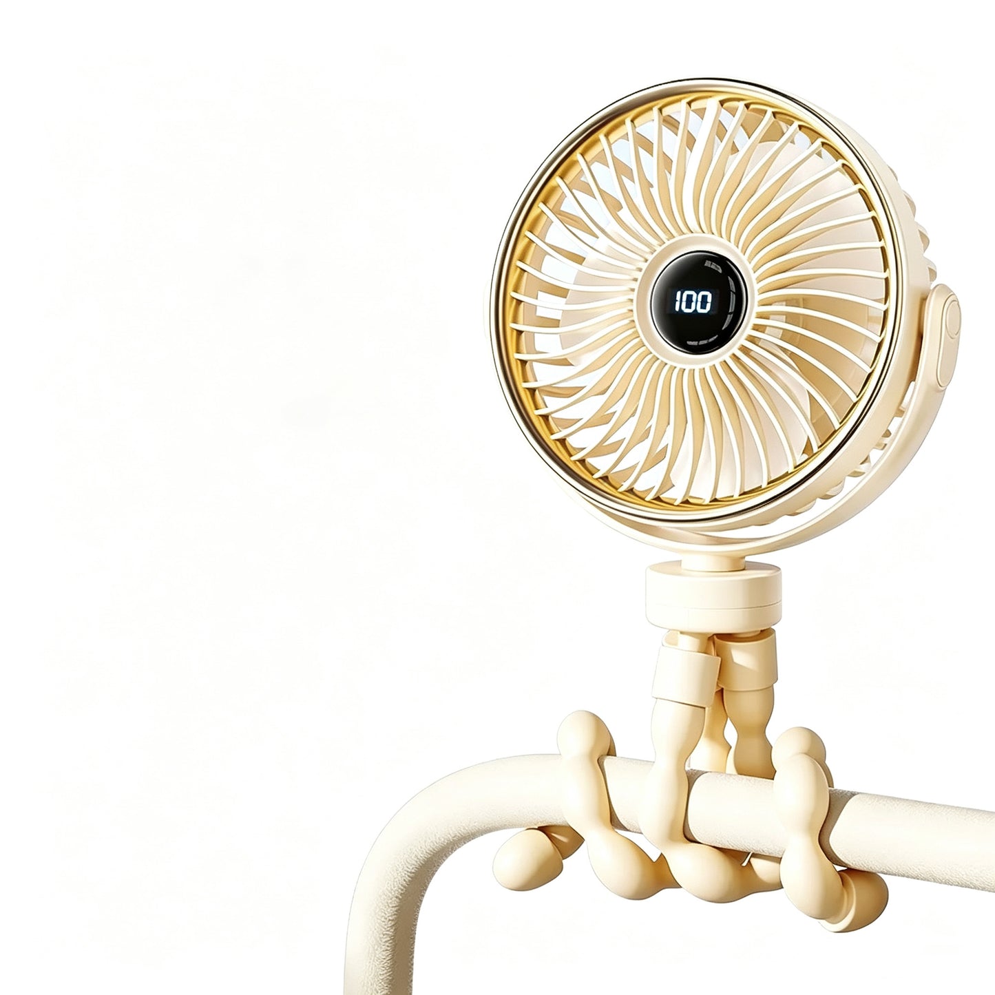 Portable Clip-On Turbo Fan 100 Speeds