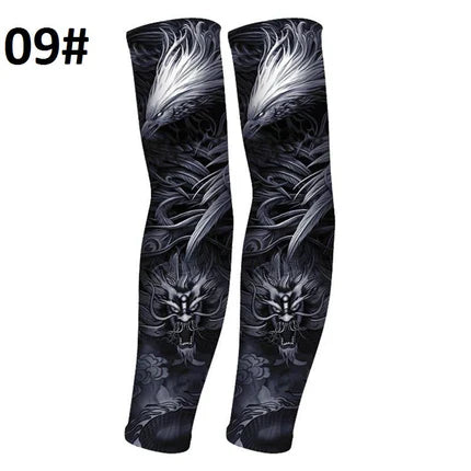 ✨2026 Brand New Design：Ukiyo-e style😎Stretchy Tattoo-Print Sleeve