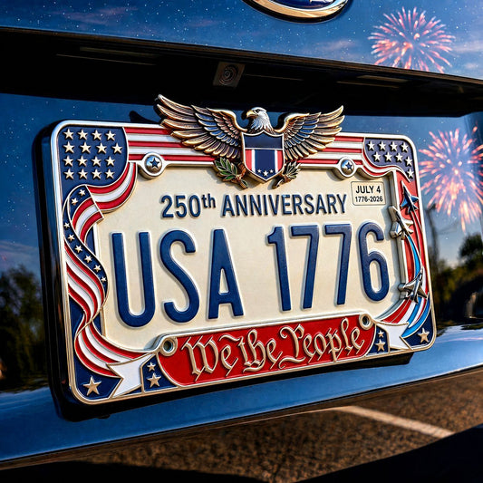 250th Anniversary Commemorative License Plate