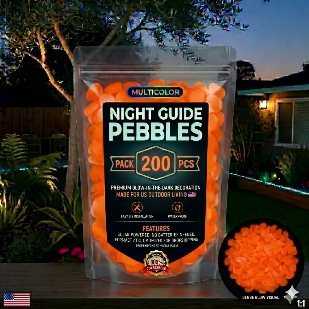 💥LAST DAY SALE 50%OFF💥🌈Colorful Glow-in-the-Dark Garden Stones☔