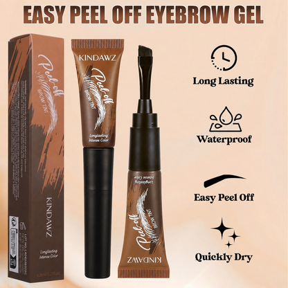 Instant Peel-Off Eyebrow Gel – Long-Lasting Natural Brow Tint