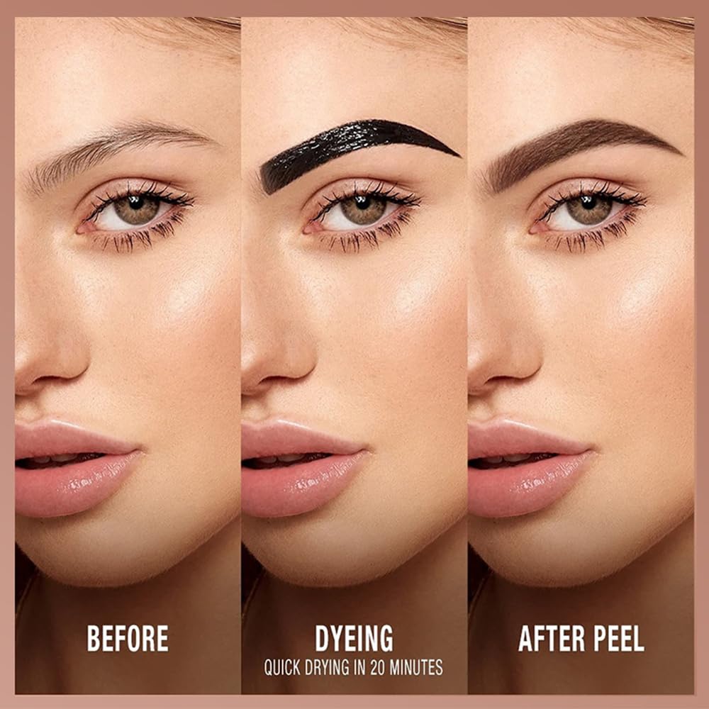 Instant Peel-Off Eyebrow Gel – Long-Lasting Natural Brow Tint