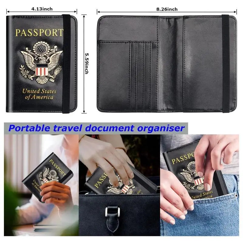 Minimalist RFID Blocking Passport Holder Wallet 250th