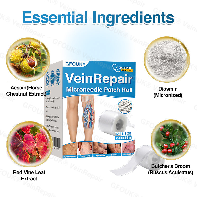 NEYEROS® VeinRepair Microneedle Patch Roll⚡Instant Relief, Long-Term Results