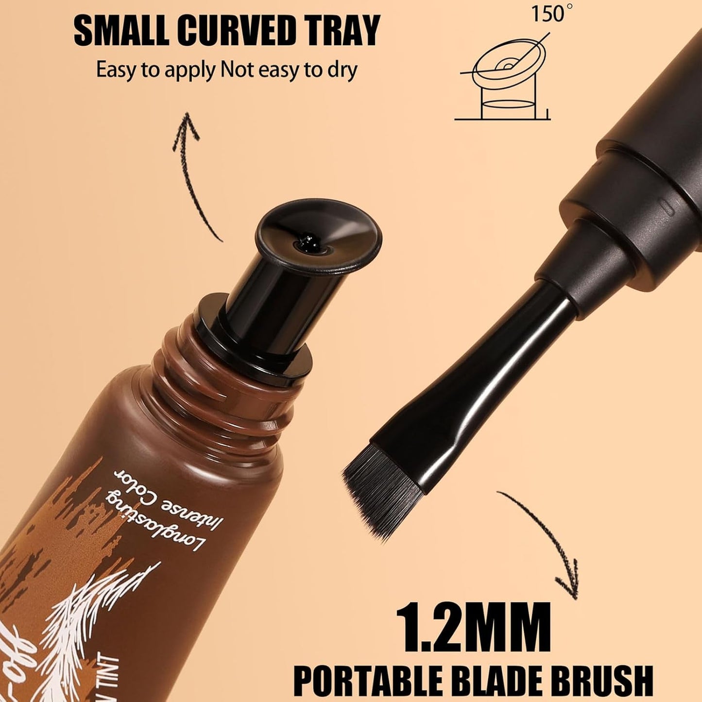 Instant Peel-Off Eyebrow Gel – Long-Lasting Natural Brow Tint