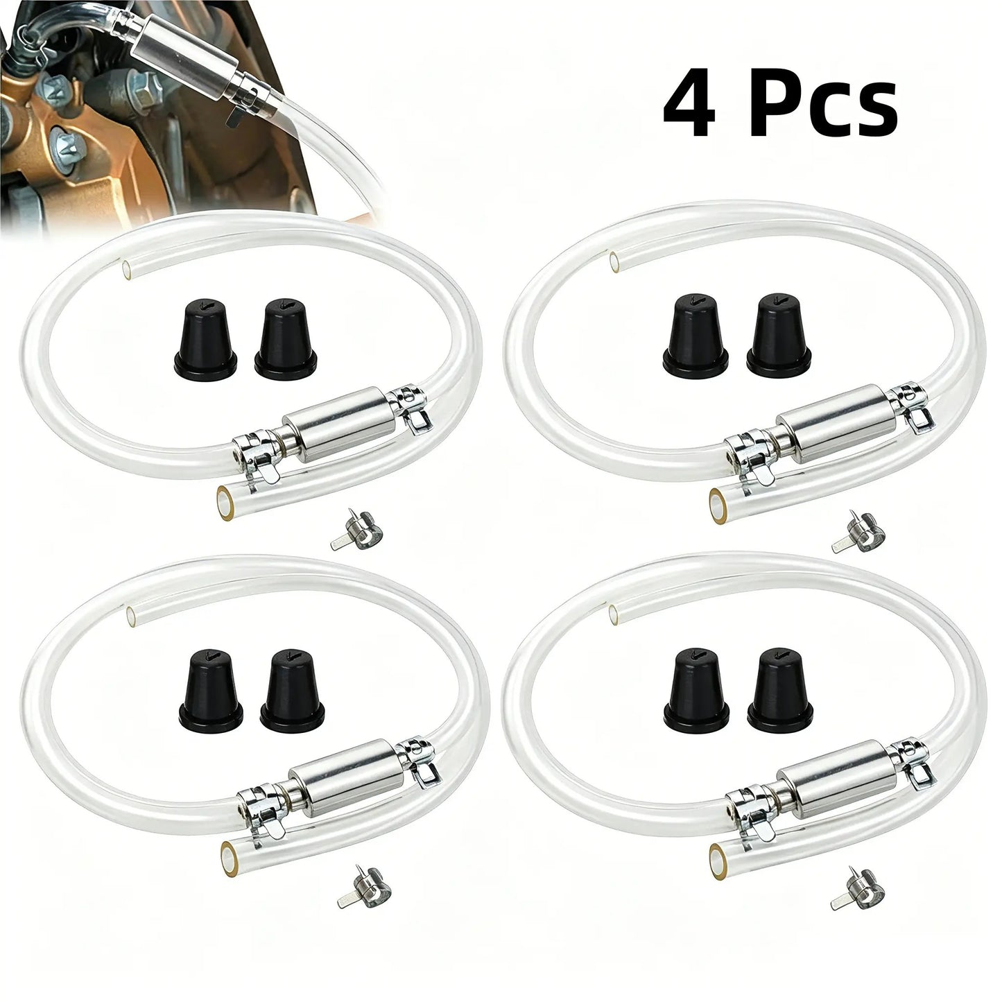 🛠 One-Way Check Valve Brake Bleeder Hose Kit