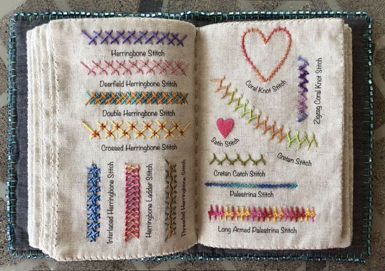 🌈Beginner-Friendly💕2026 Upgraded Embroidery Stitch Book Kit