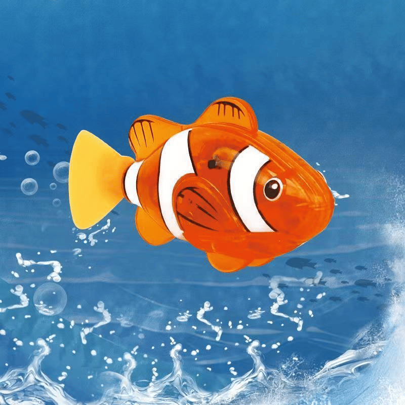 🔥🔥🛁✨Electronic Pet Fish Bath Toy | LED Light Up | Auto-Swimming Bath Toy🐠💦