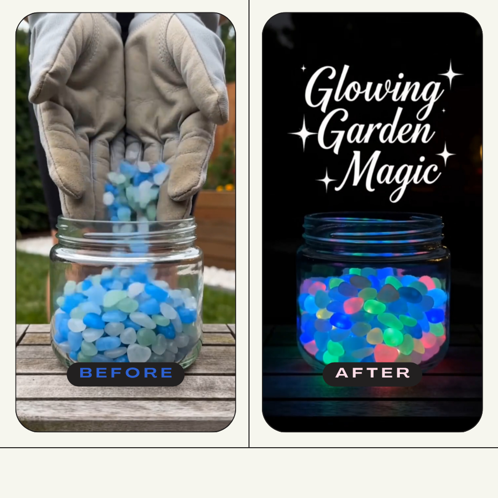 💥LAST DAY SALE 50%OFF💥🌈Colorful Glow-in-the-Dark Garden Stones☔