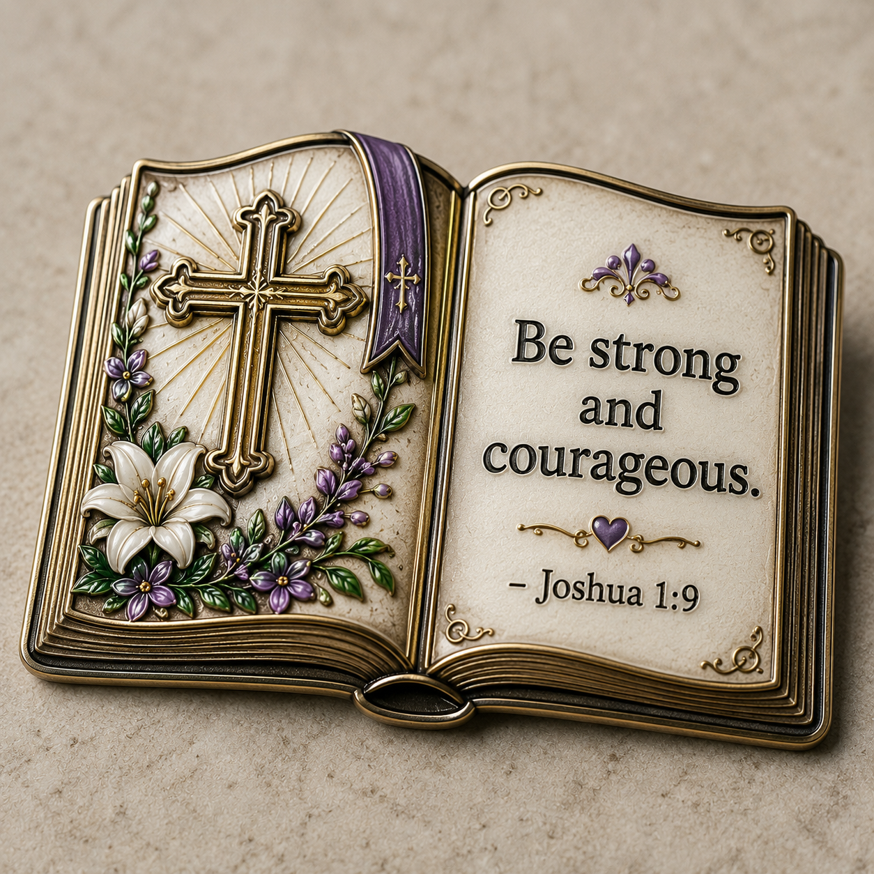 ✝️Open Bible Pocket Hug – Faith You Can Carry With You