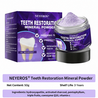 NEYEROS® 🎁Limited-Time Offer🎁 - Don't miss out! Tooth Repair Mineral Powder (Treats periodontitis and oral ulcers, prevents tooth loss, and repairs gum recession)