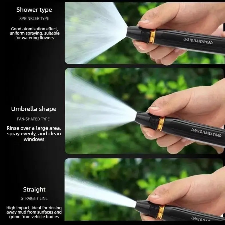 📢📢49% OFF !! 💦Home Hige Pressure Car Wash Water Gun with Booster Nozzle