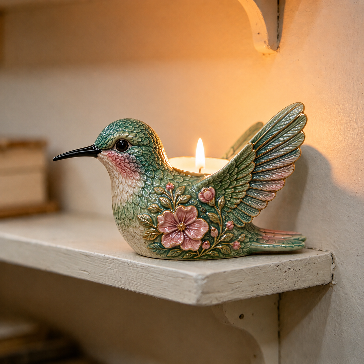 🌸Hummingbird Candle Holder Of Hope & Blessings ✨