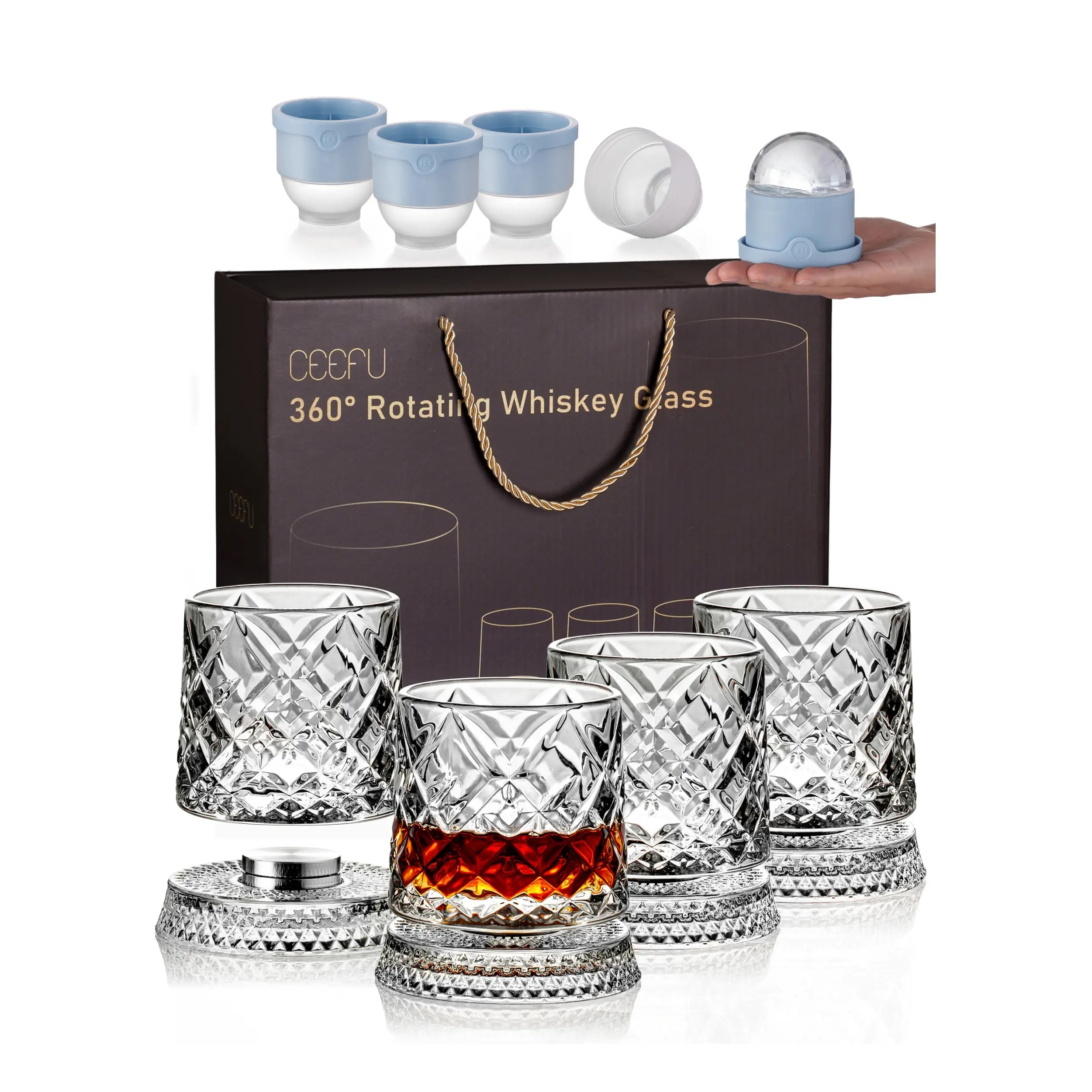 Ice Crackle Pattern-4 pack