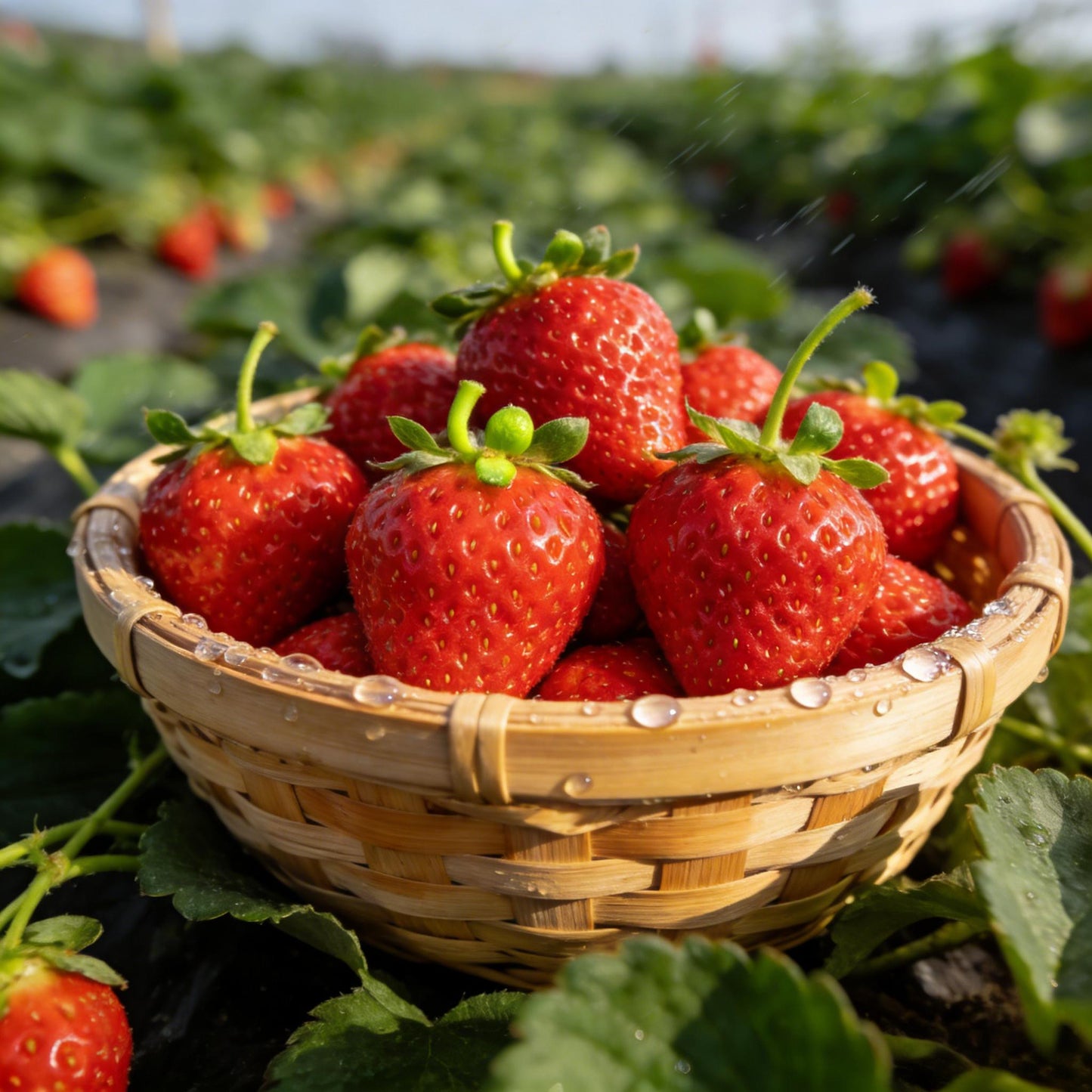🍓Cream Giant Strawberry Seeds -- Various shapes & Natural juices🥤