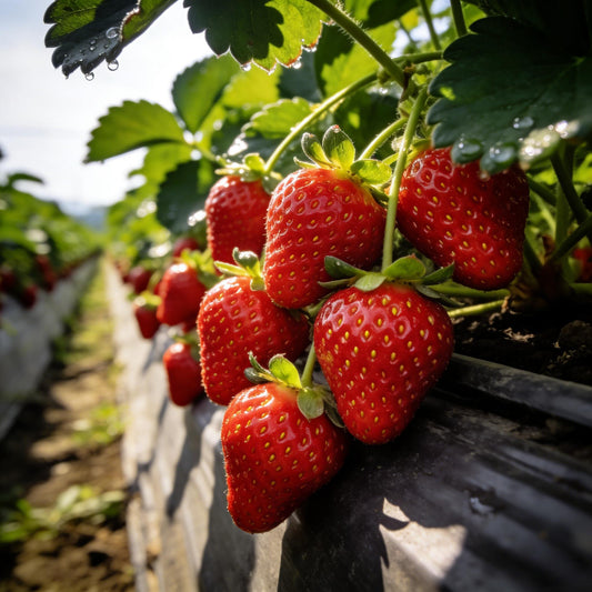 🍓Cream Giant Strawberry Seeds -- Various shapes & Natural juices🥤