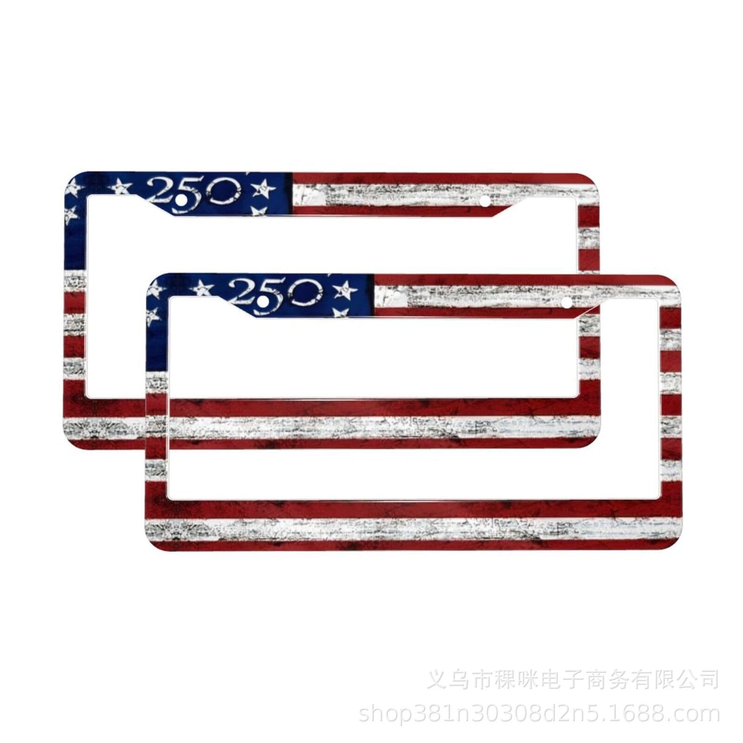 250th Anniversary Commemorative License Plate