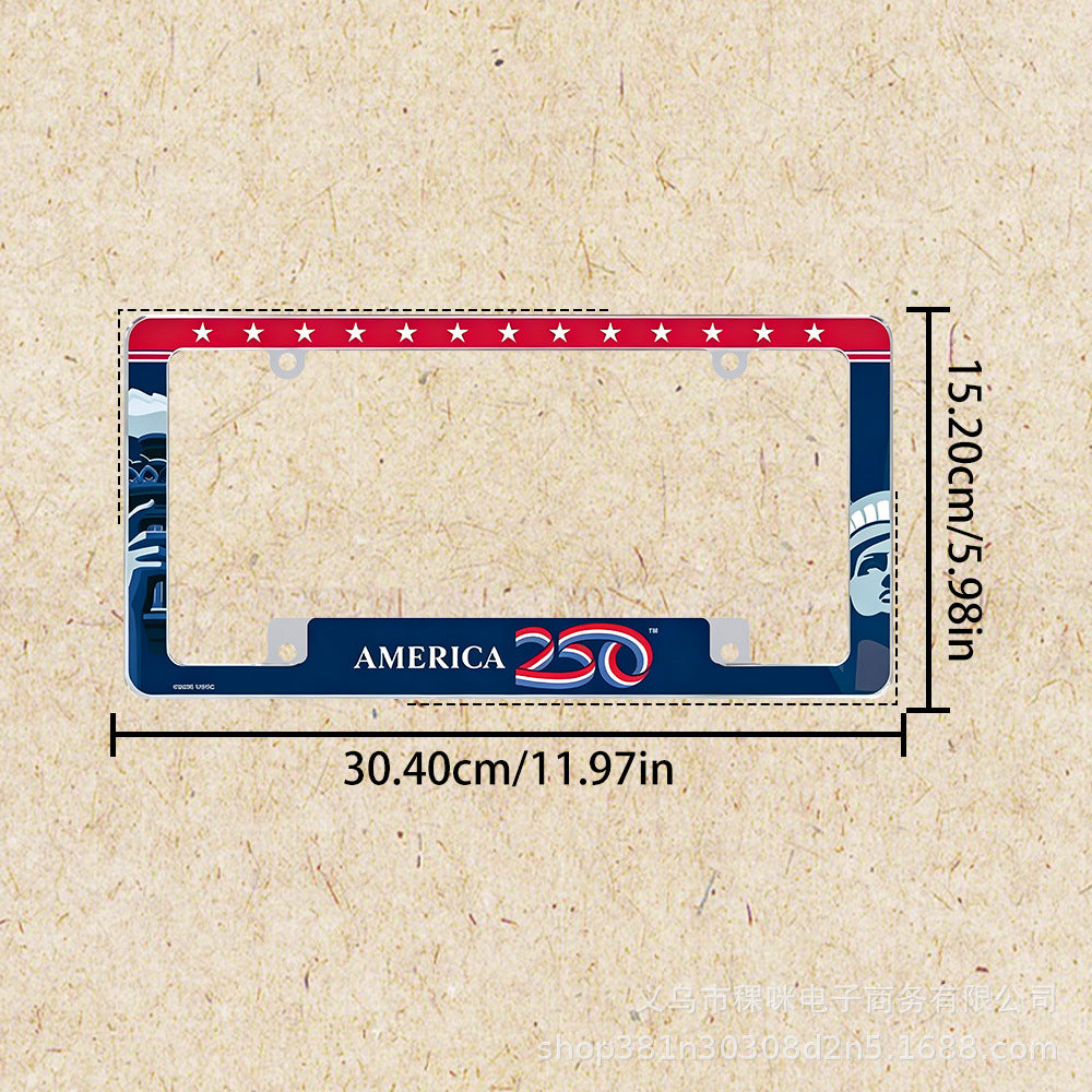 250th Anniversary Commemorative License Plate