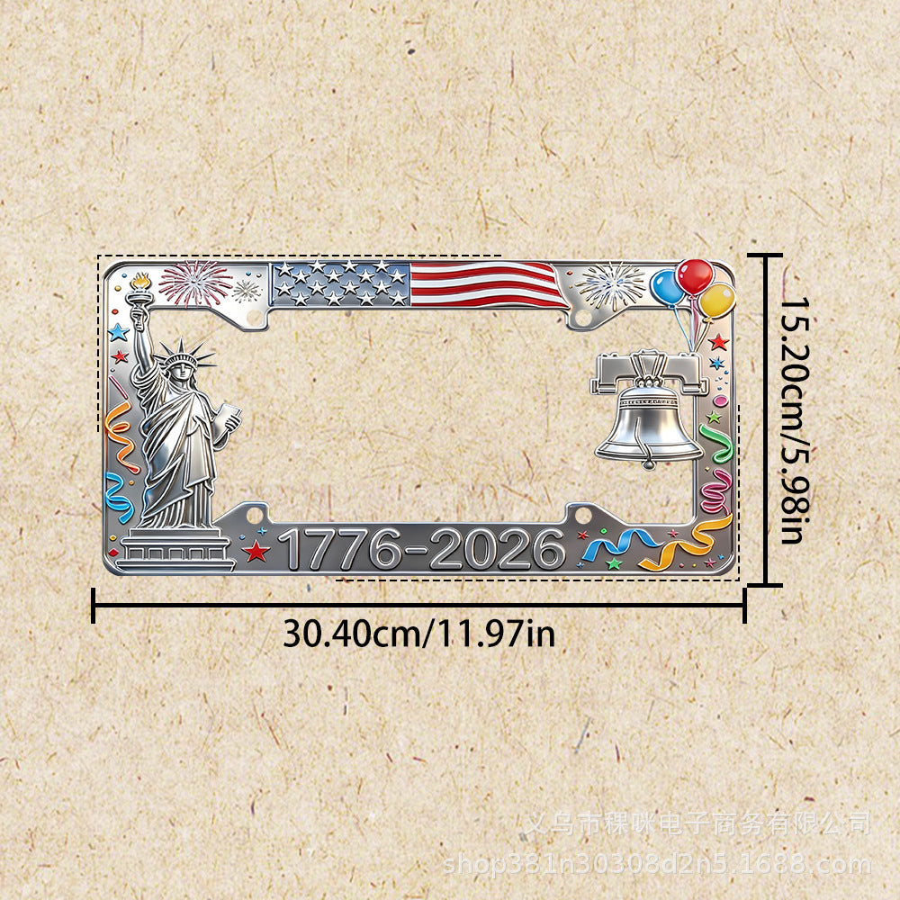 250th Anniversary Commemorative License Plate