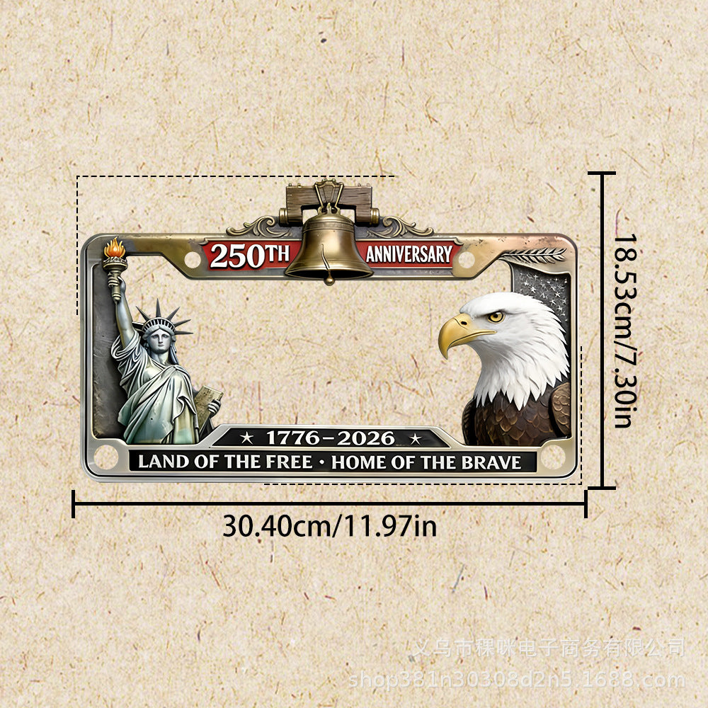 250th Anniversary Commemorative License Plate