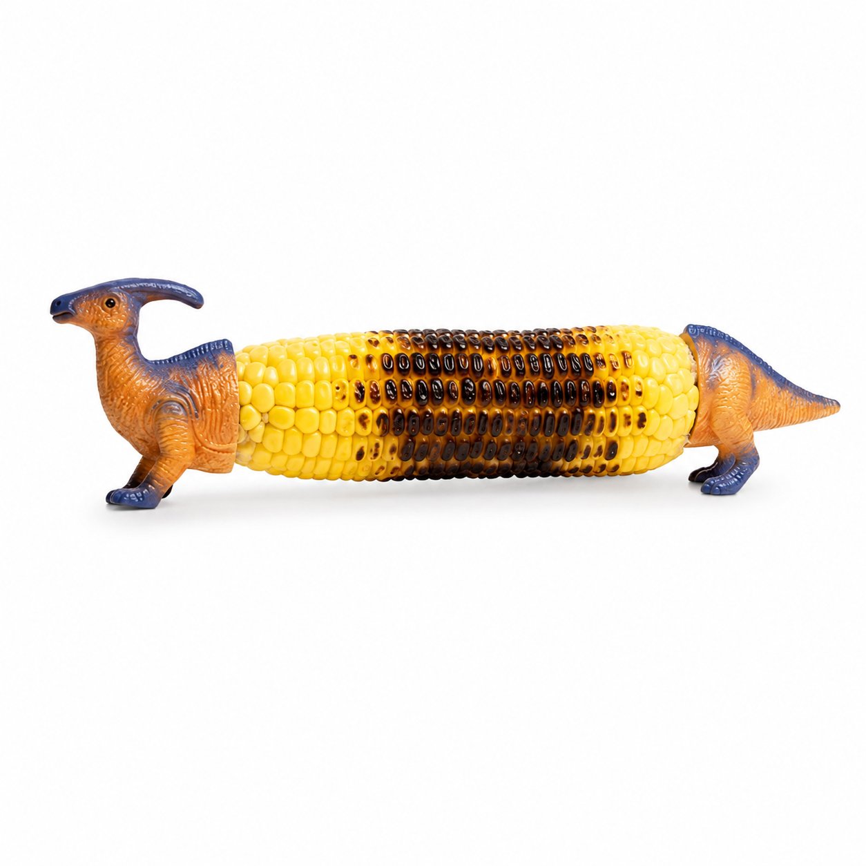 🦖🍗Dinosaur Corn Holders for Corn On The Cob - Funny Corn Cob Holder for Kids and Adults with Stainless Steel Prongs