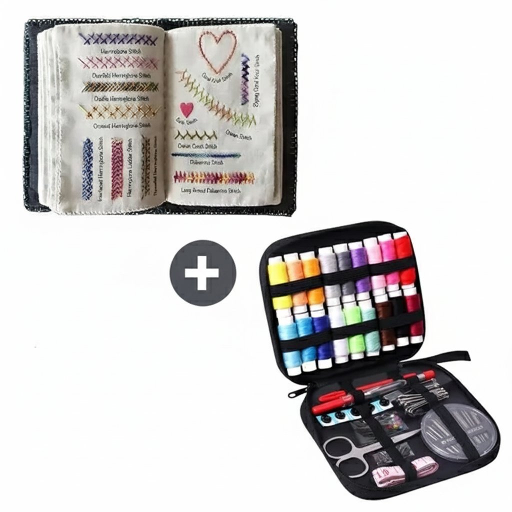 🌈Beginner-Friendly💕2026 Upgraded Embroidery Stitch Book Kit