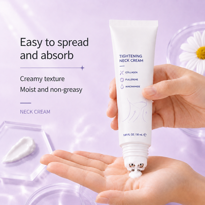 ✨ Instant Neck Lift Cream — 🧴 Infused with Retinol & Hyaluronic Acid | Firms the Neck, Reduces Wrinkles & Double Chin