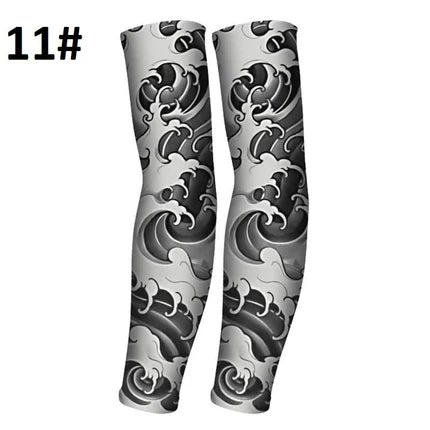 ✨2026 Brand New Design：Ukiyo-e style😎Stretchy Tattoo-Print Sleeve