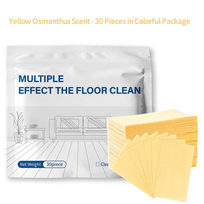🔥49% OFF-💦30-Pieces Multi-Effect Floor Cleaning Sheets