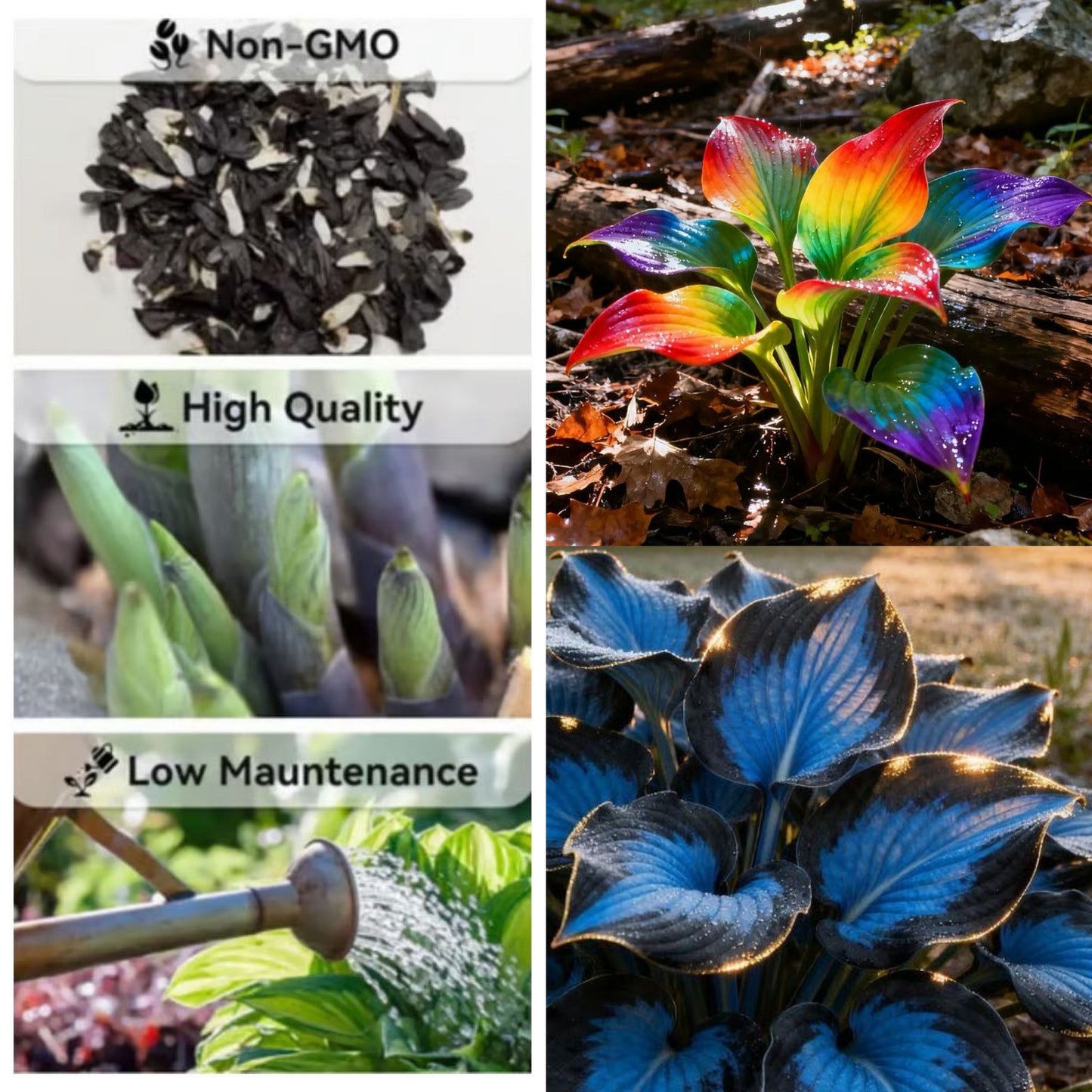 ⏰Last Day Promotion🔥Premium Rare Hosta Seeds🌿Shade-Tolerant Plant