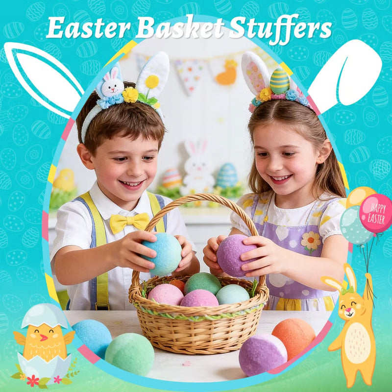 🔥LAST DAY 49% OFF - Natural Bath Bombs for Kids with Mega Bubbles & Surprise Inside