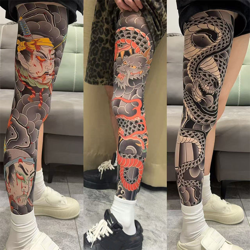 ✨2026 Brand New Design：Ukiyo-e style😎Stretchy Tattoo-Print Sleeve