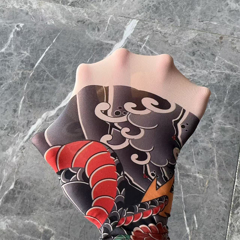 ✨2026 Brand New Design：Ukiyo-e style😎Stretchy Tattoo-Print Sleeve
