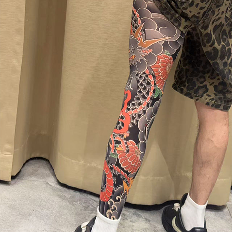 ✨2026 Brand New Design：Ukiyo-e style😎Stretchy Tattoo-Print Sleeve