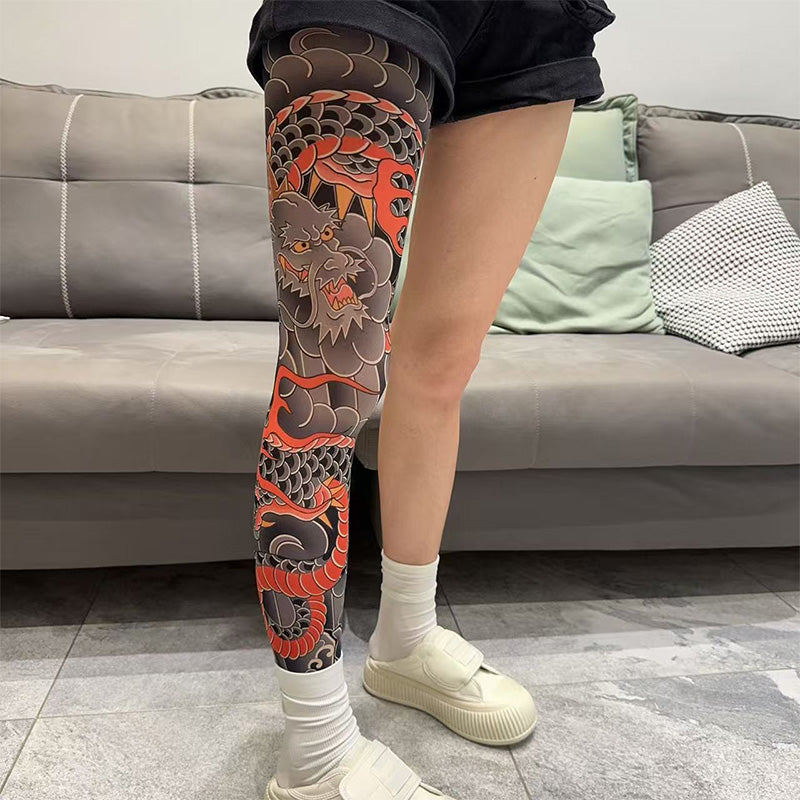 ✨2026 Brand New Design：Ukiyo-e style😎Stretchy Tattoo-Print Sleeve