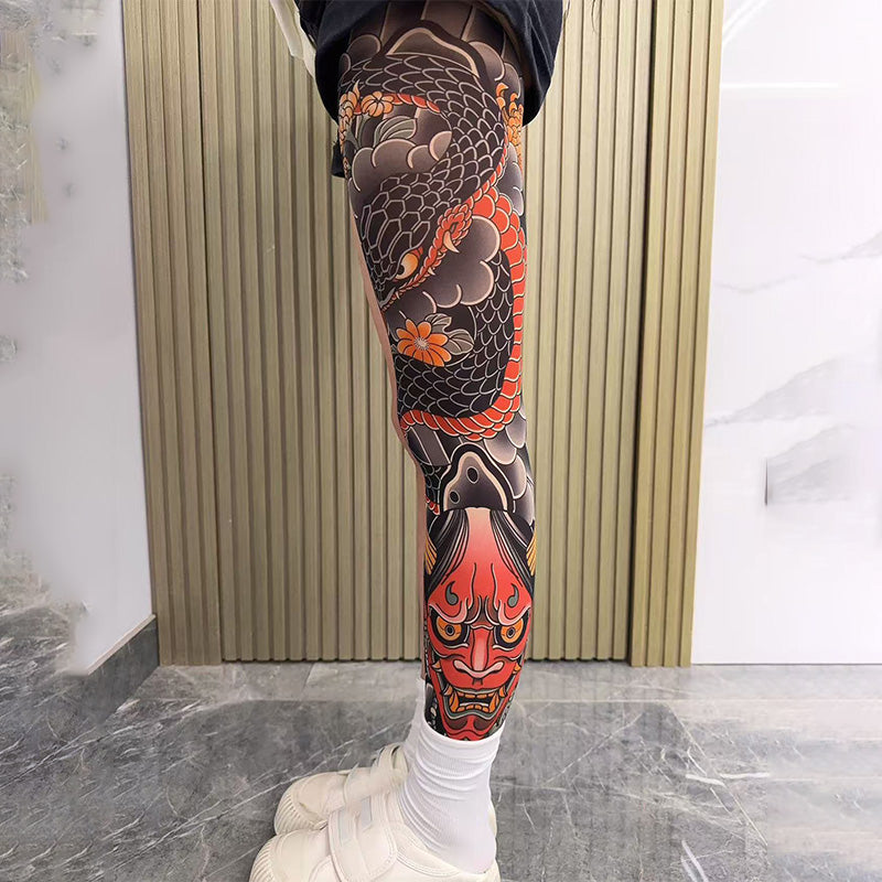 ✨2026 Brand New Design：Ukiyo-e style😎Stretchy Tattoo-Print Sleeve