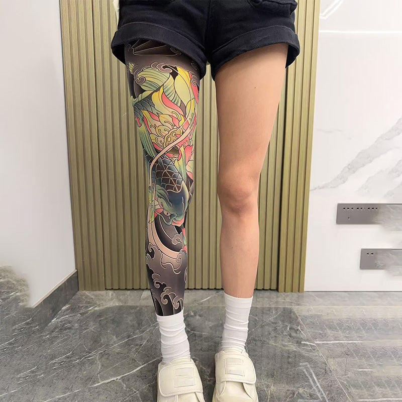 ✨2026 Brand New Design：Ukiyo-e style😎Stretchy Tattoo-Print Sleeve